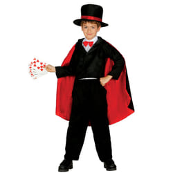 Boys' satin effect magician costume - 7 to 9 year
