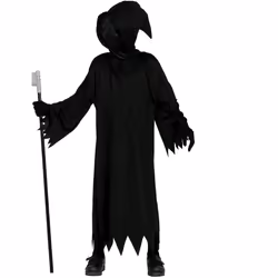 ) Children's Dark Reaper Halloween Costume - 5 to 6 years (110-115 cm