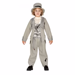 ) Boys' Gray Ghost Groom Costume - 5 to 6 years (110-115 cm
