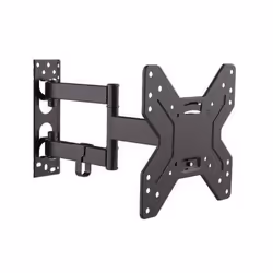 Engel Axil Lunix 3, 43.2 cm (17"), 106.7 cm (42"), 75 x 75 mm, 200 x 200 mm, -2 - 15°, Black