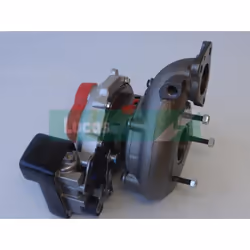 Turbocharger; LUCAS; Exhaust Turbocharger, Electrically controlled actuator with gaskets/seals with bore for sensor; for MERC ...
