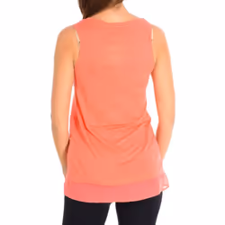 Camiseta Tirantes Cuello Redondo Ancho 73t2ex1 Para Mujer - pink, XL