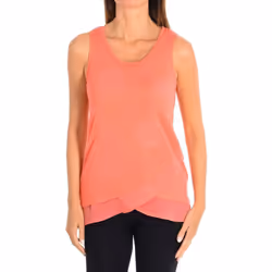 Camiseta Tirantes Cuello Redondo Ancho 73t2ex1 Para Mujer - pink, L
