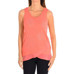 Camiseta Tirantes Cuello Redondo Ancho 73t2ex1 Para Mujer - pink, L