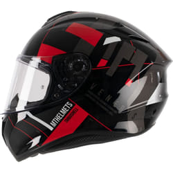 MT Targo Veneris A4 Full Face Helmet Gloss Red - M