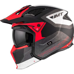MT Streetfighter SV S Totem B15 Adventure Helmet Matt Black / Red / White - M