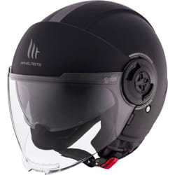 MT Viale SV S Solid A1 Open Face Helmet Matt Black - XS