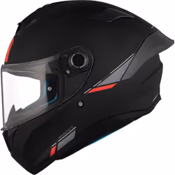 MT Targo S Solid ECE-22.06 Full Face Helmet Matt Black - S