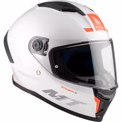MT Stinger 2 A0 Full Face Helmet Gloss White - L