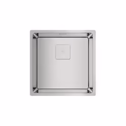 Teka 115000014, Flush-mounted sink, Square, Stainless steel, Stainless steel, 1 bowls, Square