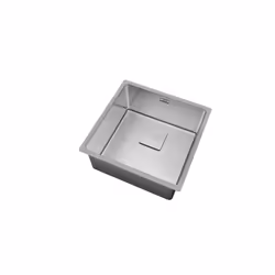 Teka 115000014 kitchen sink Flush-mounted sink Square Stainless steel