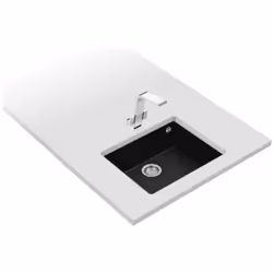 Teka Square 50.40 TG Flush-mounted sink Rectangular