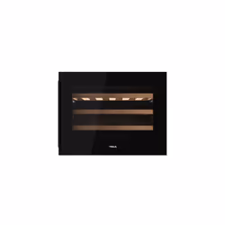Teka RVI 10024 GBK, Thermoelectric wine cooler, Freestanding, 24 bottle(s), 85 W, F, Black