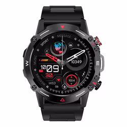 COOL 8434847073538 smartwatch / sport watch 3.63 cm (1.43") AMOLED 46 mm Digital 466 x 466 pixels Touchscreen Black, Grey