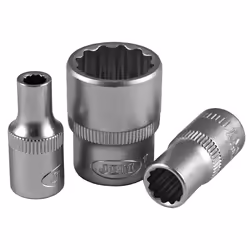 JBM 10188, Impact socket, 1/4", Metric, 10 g