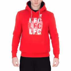 Liverpool FC Mens Hoody Fleece LFC Graphic OFFICIAL Football Gift - 2XL
