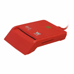 Woxter PE26-148 smart card reader Indoor USB USB 2.0 Red