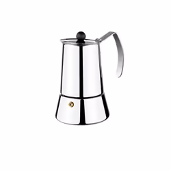 Monix M630010, Moka pot, Stainless steel, Stainless steel, 10 cups