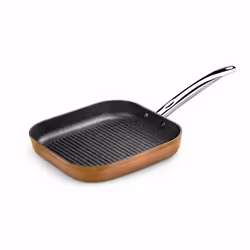 Monix Copper, Square, Grill pan, Black, Copper, QuanTanium, Aluminium, Ceramic, Gas, Halogen, Induction, Sealed plate