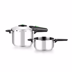 Monix Presto, 10 L, Ceramic, Electric, Gas, Induction, Stainless steel, 18 cm, Stainless steel, Stainless steel