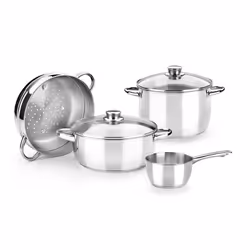 Monix M450055, Boiling set, Stainless steel, Stainless steel, Stainless steel, Stainless steel, Stainless steel