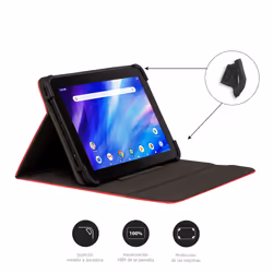 Nilox NXFB002 tablet case 26.7 cm (10.5") Holster Red