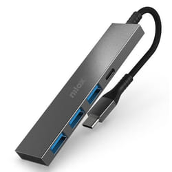 Nilox NXHUBUSBC02 interface hub USB 3.2 Gen 1 (3.1 Gen 1) Type-A + Type-C 625 Mbit/s
