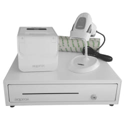 Approx appPOSPACK4180WH2D 203 x 203 DPI Wired Thermal POS printer
