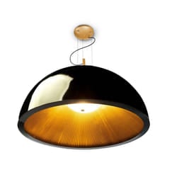 Leds-C4 GROK - 3 Light Large Dome Ceiling Pendant Black, Gold, E27