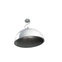 Leds-C4 GROK - 3 Light Large Dome Ceiling Pendant Silver, White, E27