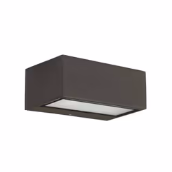 Leds-C4 Nemesis Aluminium - 1 Light Outdoor Wall Light Brown IP44