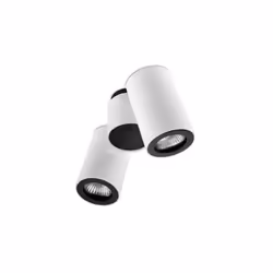 Leds-C4 Pipe - 2 Light Double Adjustable Ceiling Light White, Black, GU10