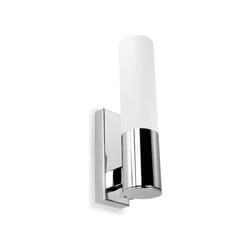 Leds-C4 Dresde On - 1 Light Bathroom Wall Light Chrome IP44, E14