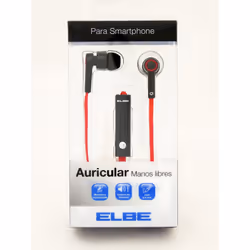 ELBE AUR10MIC headphones/headset Wired In-ear Calls/Music Red