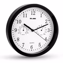 ELBE RP-1005-N wall/table clock Digital clock Round Black, White