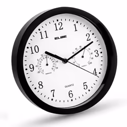 ELBE RP-1005-N wall/table clock Digital clock Round Black, White