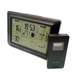 ELBE WSM-5000, Black, Indoor barometer, Indoor hygrometer, Indoor thermometer, Outdoor barometer, Outdoor hygrometer,..., Bar ...