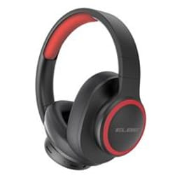 ELBE ABT-B26-N headphones/headset Wireless Head-band Calls/Music Bluetooth Black, Red