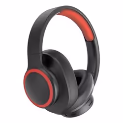 ELBE ABT-B26-N headphones/headset Wireless Head-band Calls/Music Bluetooth Black, Red