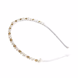 Metal Headband with beads 1 u