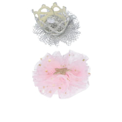 Cocodrilo Tul Y Corona En Cajita set 2 pz