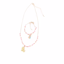Collar Y Pulsera Bff set 2 pz