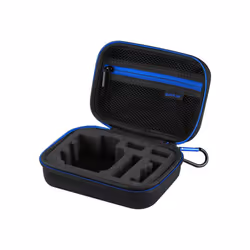 PULUZ Waterproof Carrying and Travel Case for GoPro, DJI Osmo Action and other Sport Cameras Accessories, Small Size: 16cm x 12cm x 7cm(Black)