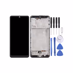 TFT LCD Screen for Samsung Galaxy A31 / SM-A315 Digitizer Full Assembly with Frame (Black)
