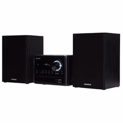 Aiwa MSBTU-300, Home audio micro system, Black, 1 discs, Front, 20 W, 2-way