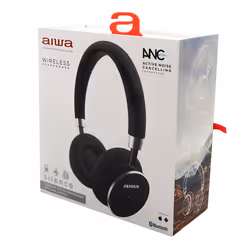 Aiwa HSTBTN-800BK Headset Wired & Wireless Head-band Bluetooth Black - Additional view 5