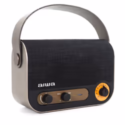 Aiwa RBTU-600 portable/party speaker Mono portable speaker Beige, Black 5 W