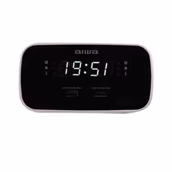 Aiwa CRU-19BK alarm clock Digital alarm clock Black