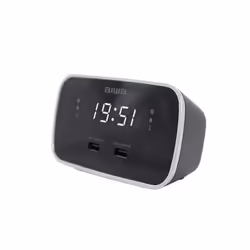 Aiwa CRU-19BK alarm clock Digital alarm clock Black