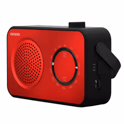 Aiwa R-190RD radio Portable Analog Black, Red